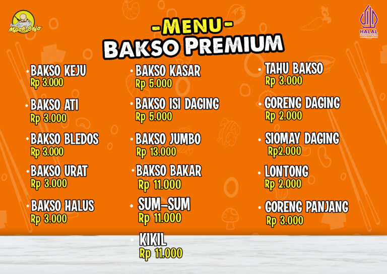 menu bakso