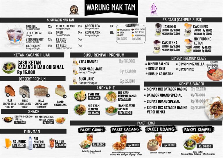 MENU WARUNG